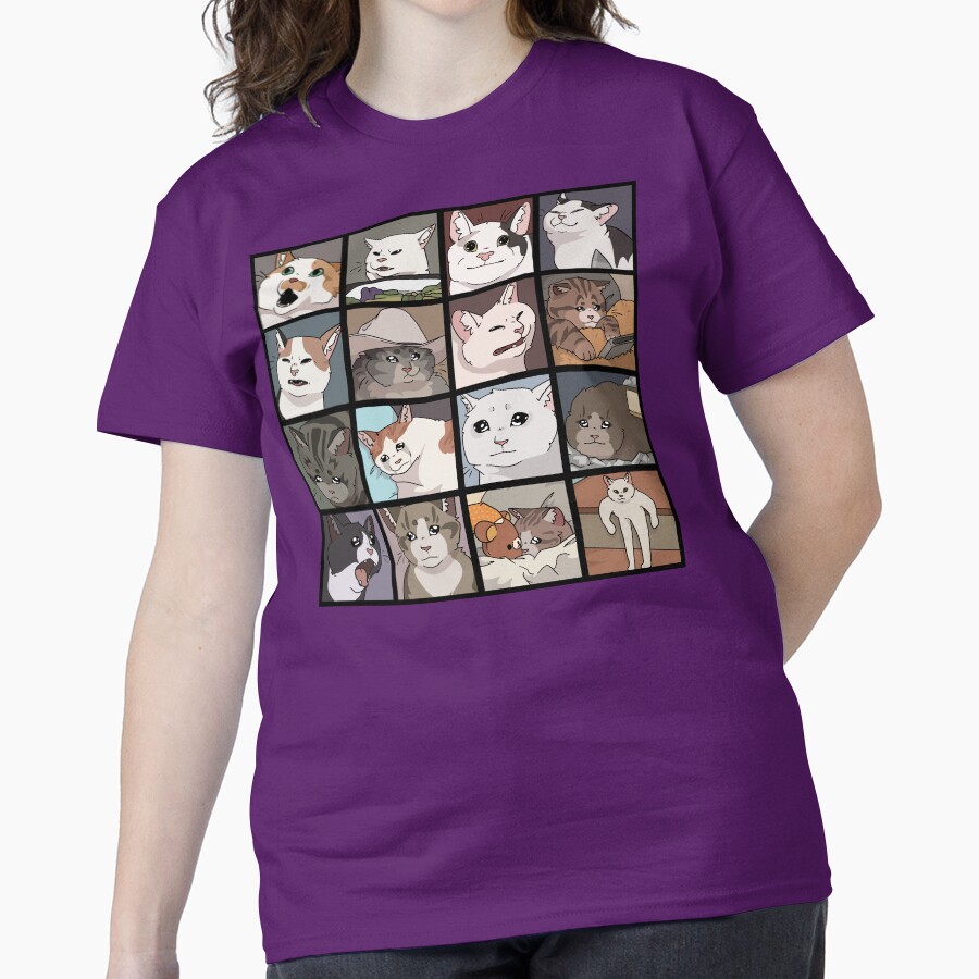 Meme Cats 2.0 Classic T-Shirt - White Fox Boutique