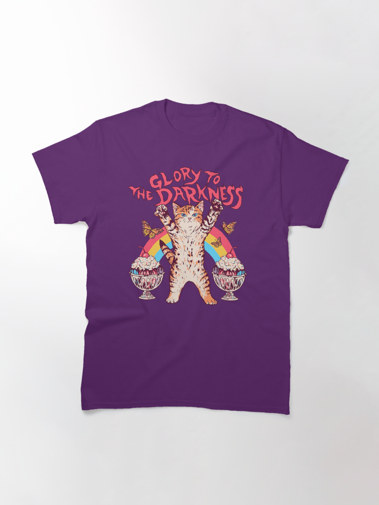 Glory To The Darkness Classic T-Shirt - White Fox Boutique