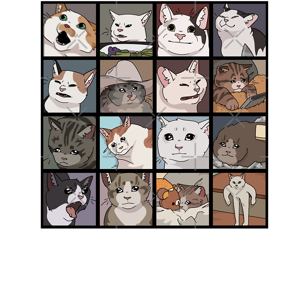 Meme Cats 2.0 Classic T-Shirt - White Fox Boutique