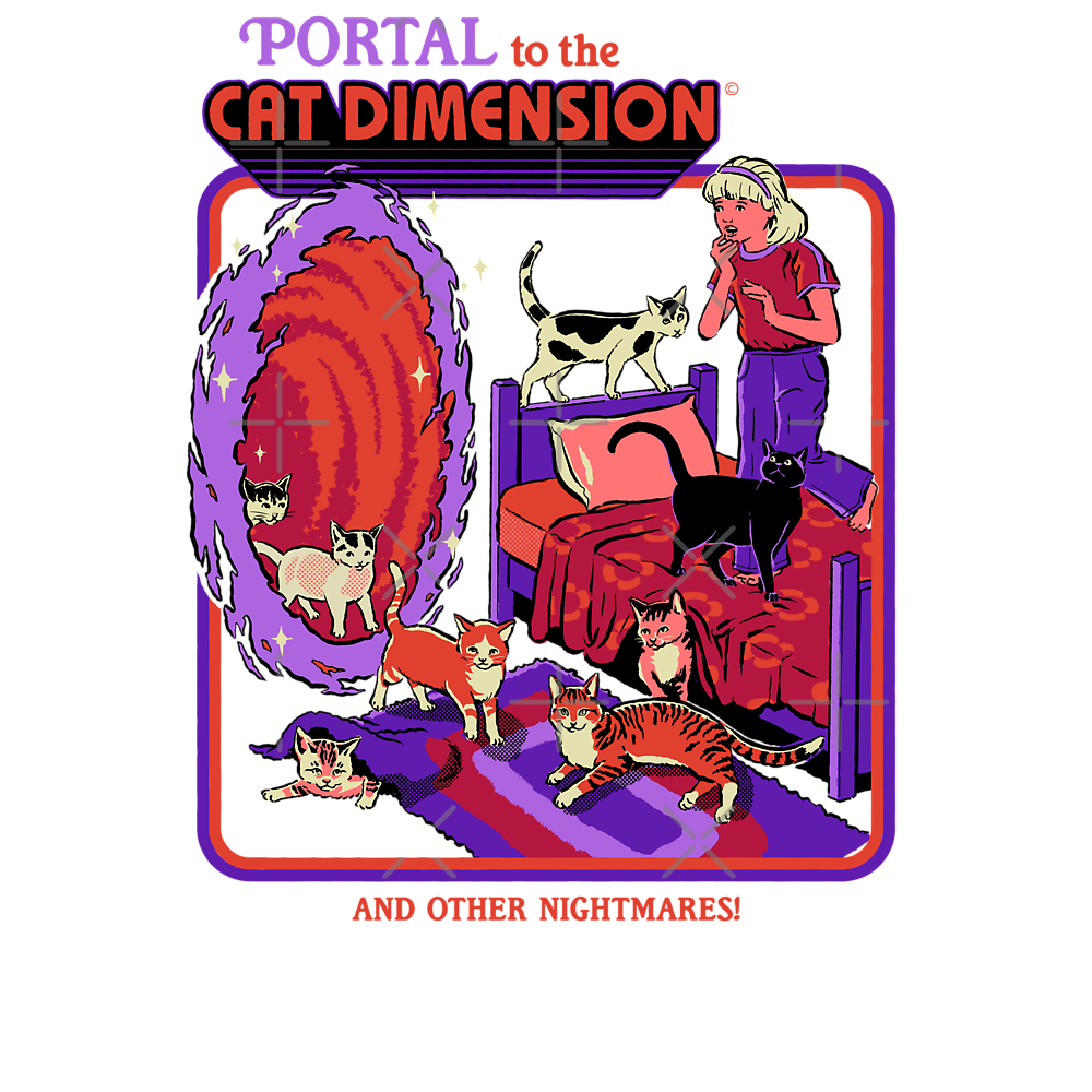 The Cat Dimension Classic T-Shirt - White Fox Boutique