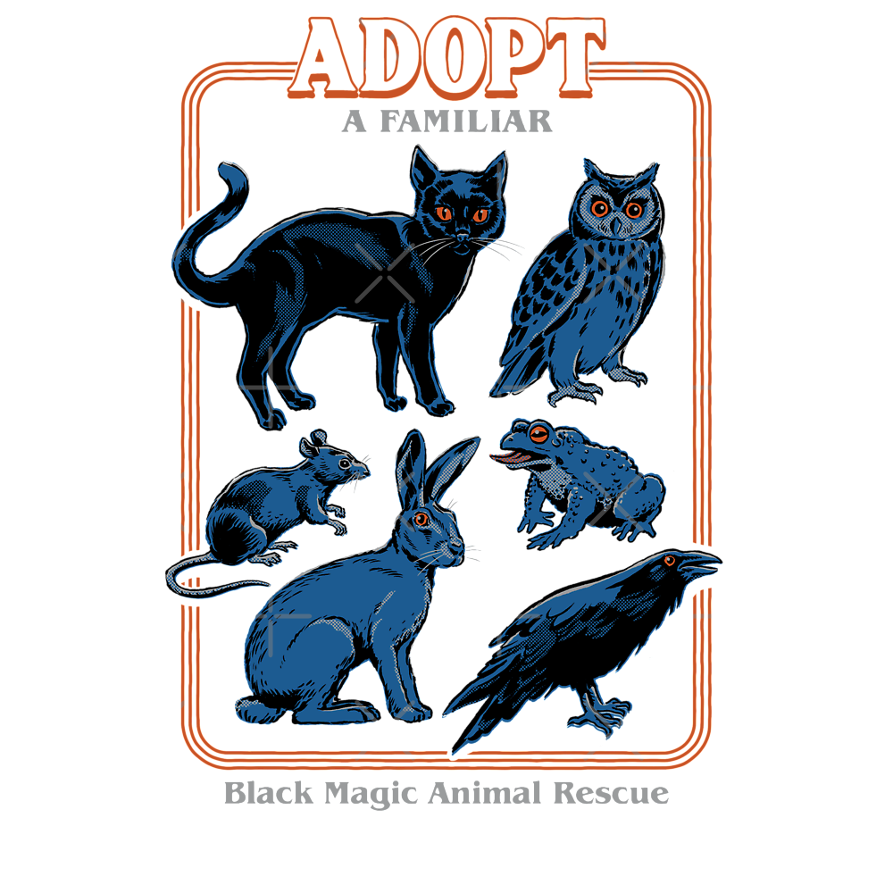 Adopt A Familiar Classic T-Shirt - White Fox Boutique