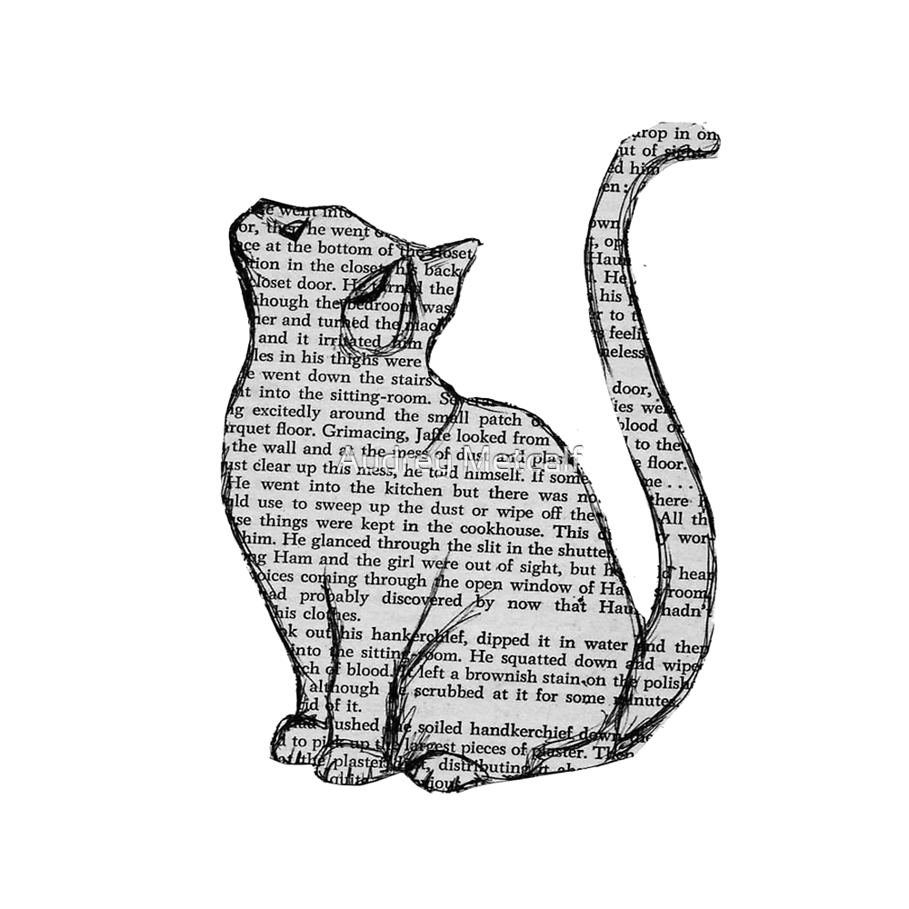 books and cats and books and cats Classic T-Shirt - White Fox Boutique