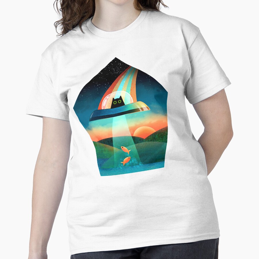 The Purrfect Alien Classic T-Shirt - White Fox Boutique