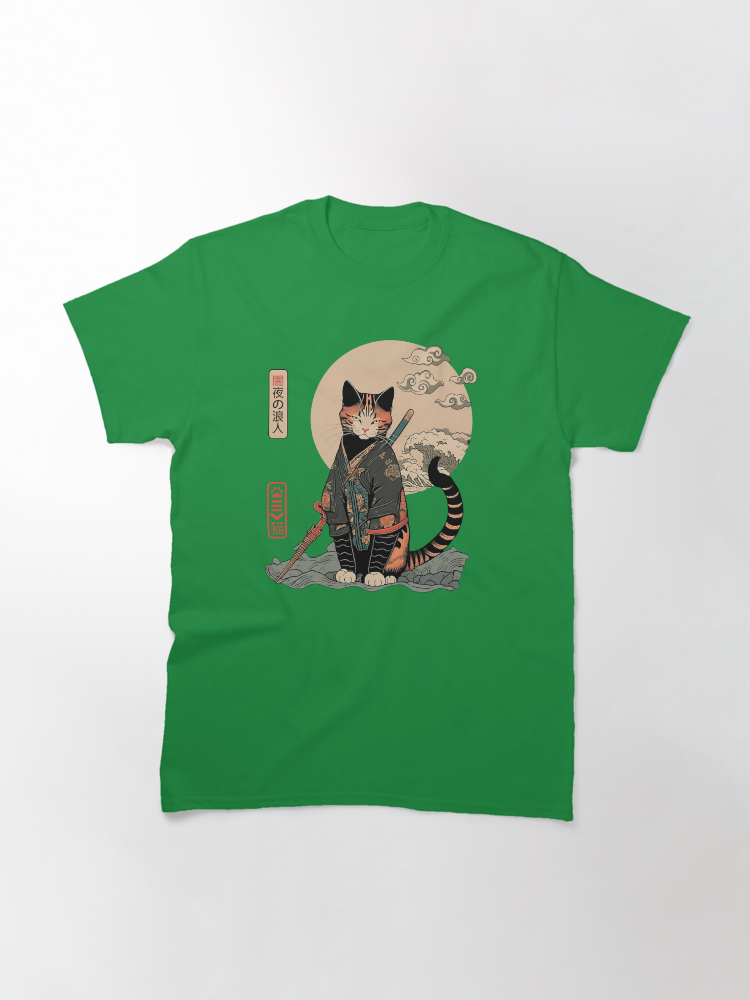 Ronin Cat 5 Classic T-Shirt - White Fox Boutique