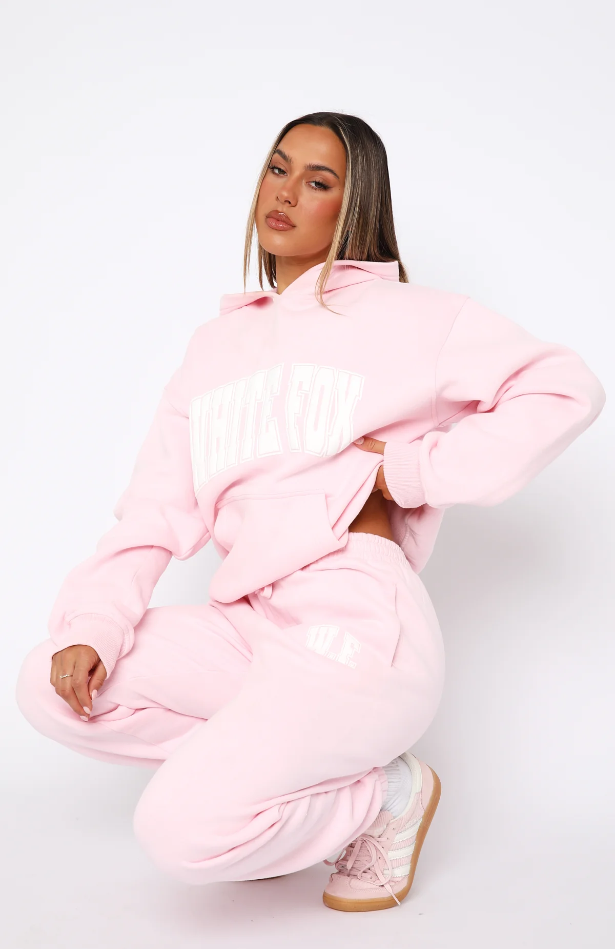 Decade Classics Varsity Oversized Hoodie Posy - White Fox Boutique