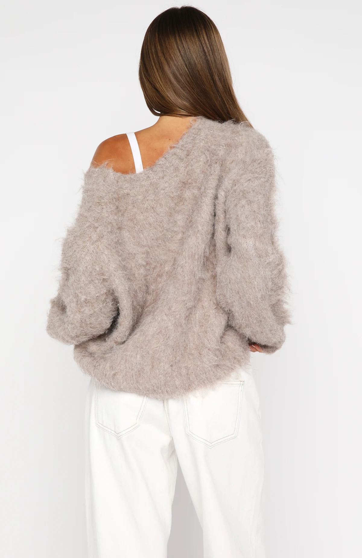 Cozy Vibes Knit Cardigan Taupe - White Fox Boutique