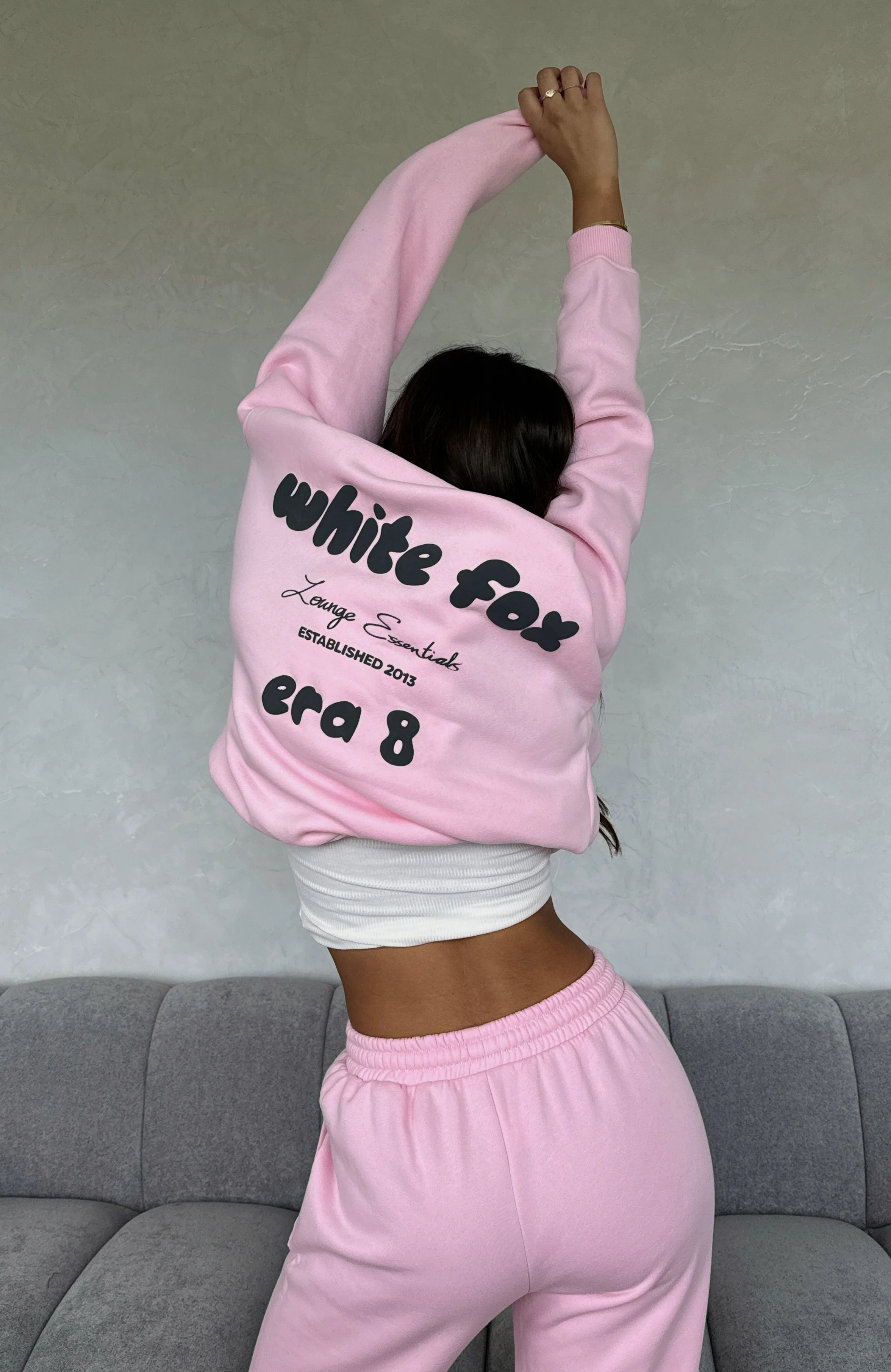 Era 8 Oversized Hoodie Marshmallow - White Fox Boutique