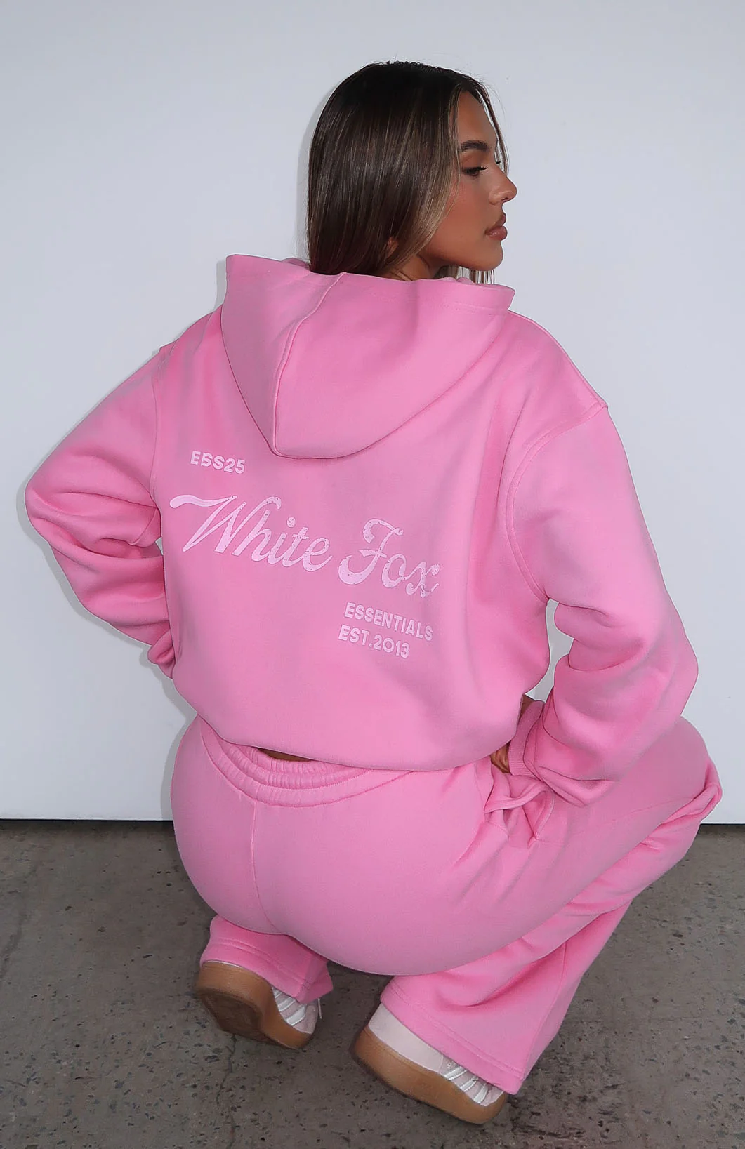 The Good Life Back Graphic Oversized Hoodie Pink - White Fox Boutique