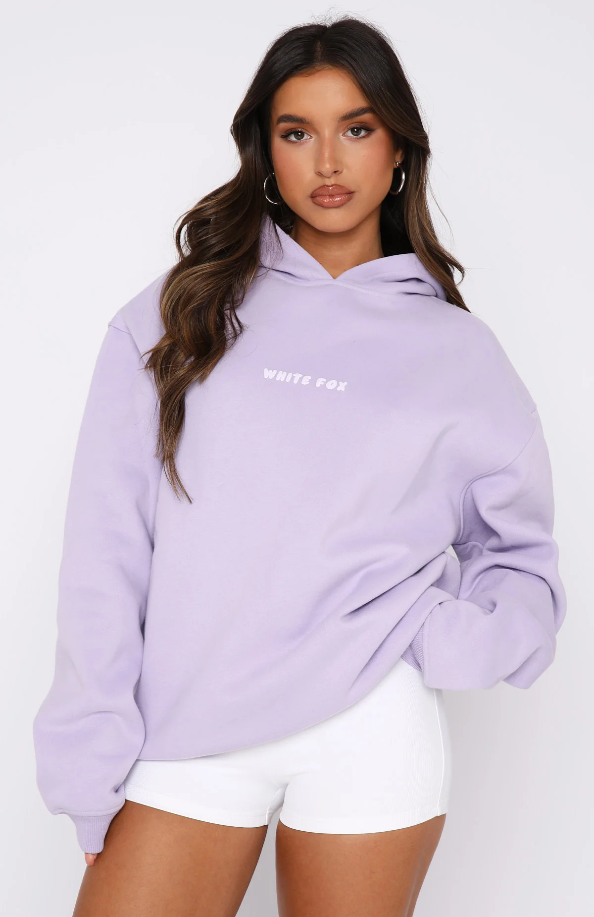 Leisure Series Oversized Hoodie Lavender - White Fox Boutique