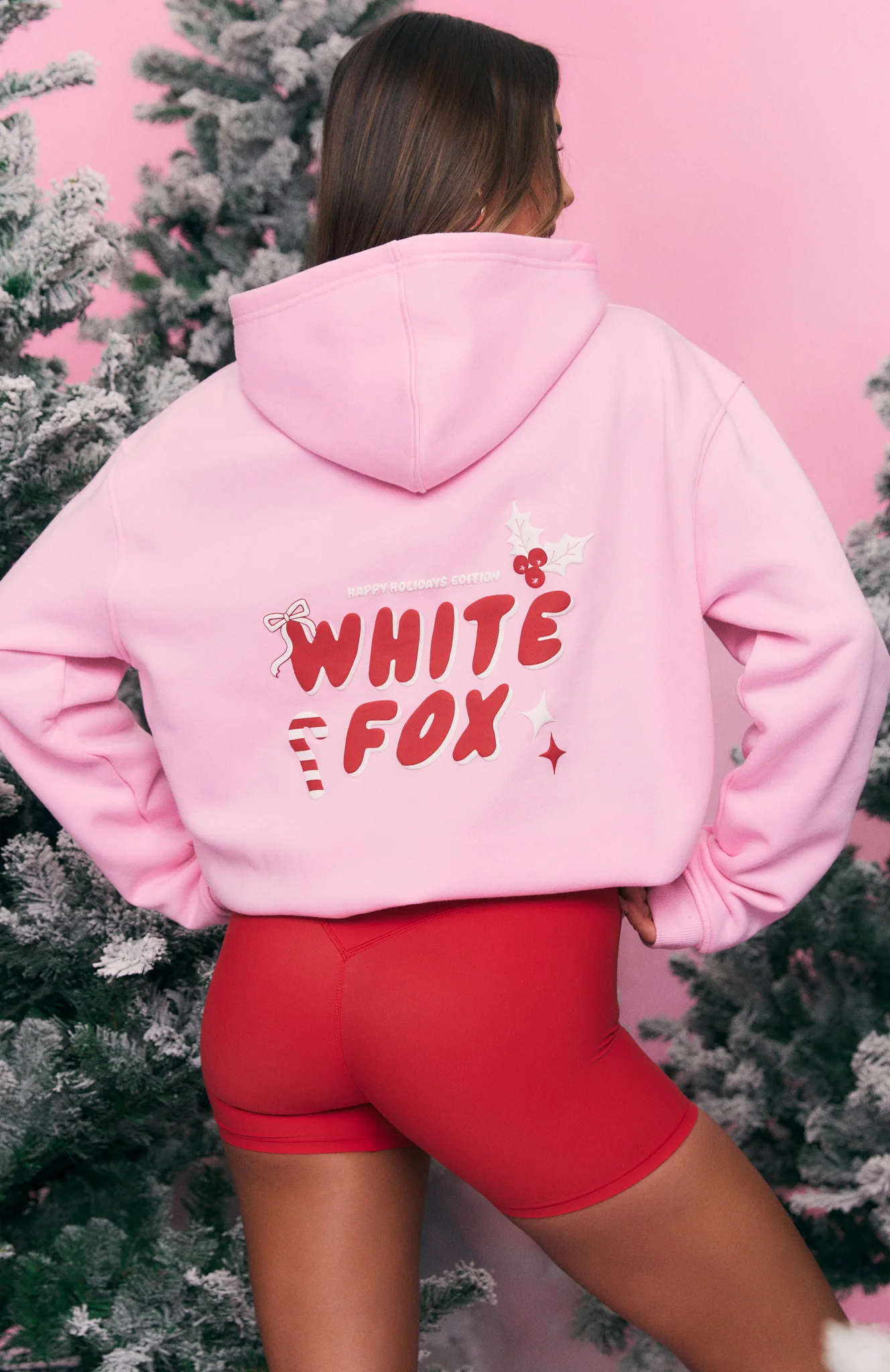 Favourite Time Of The Year Oversized Hoodie Posy - White Fox Boutique