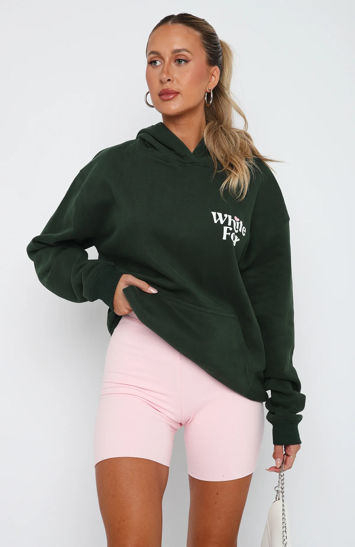 All You Need Is Love Hoodie Forest Green - White Fox Boutique