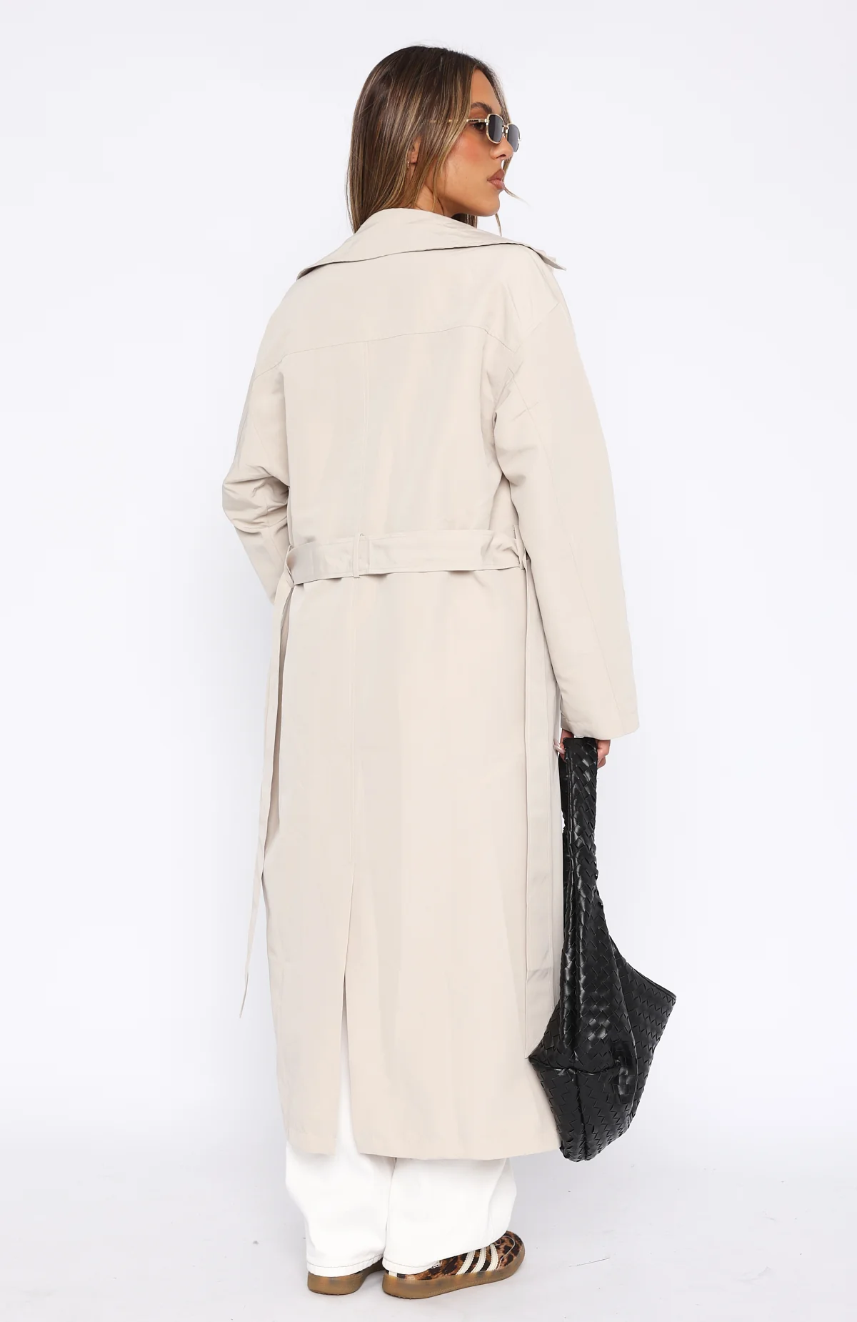 Keep A Secret Trench Coat Dove - White Fox Boutique