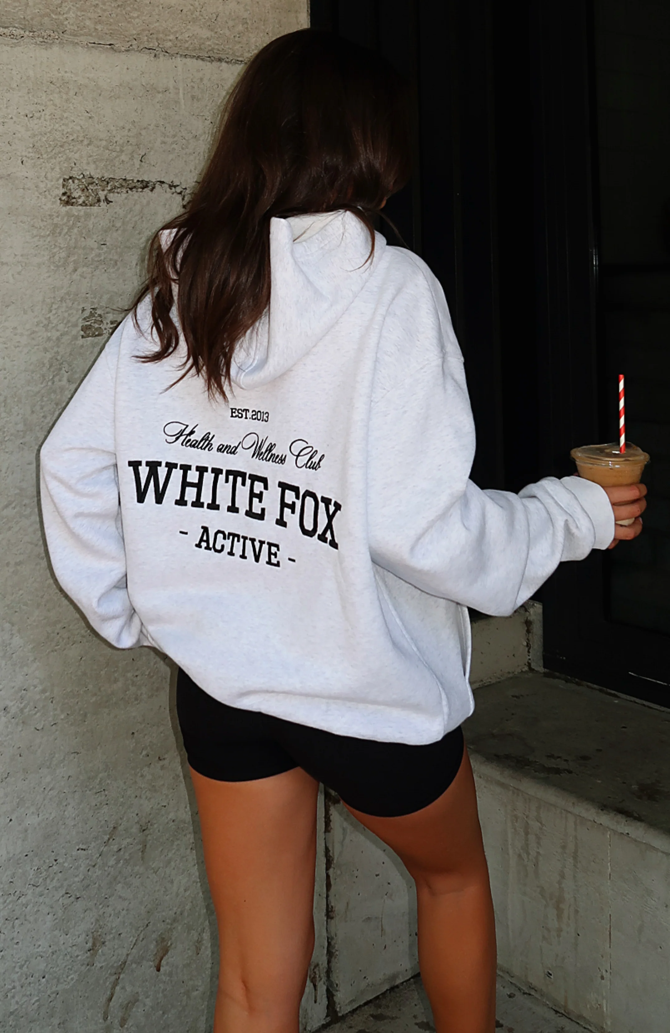 Taking Sides Oversized Hoodie Grey Marle - White Fox Boutique