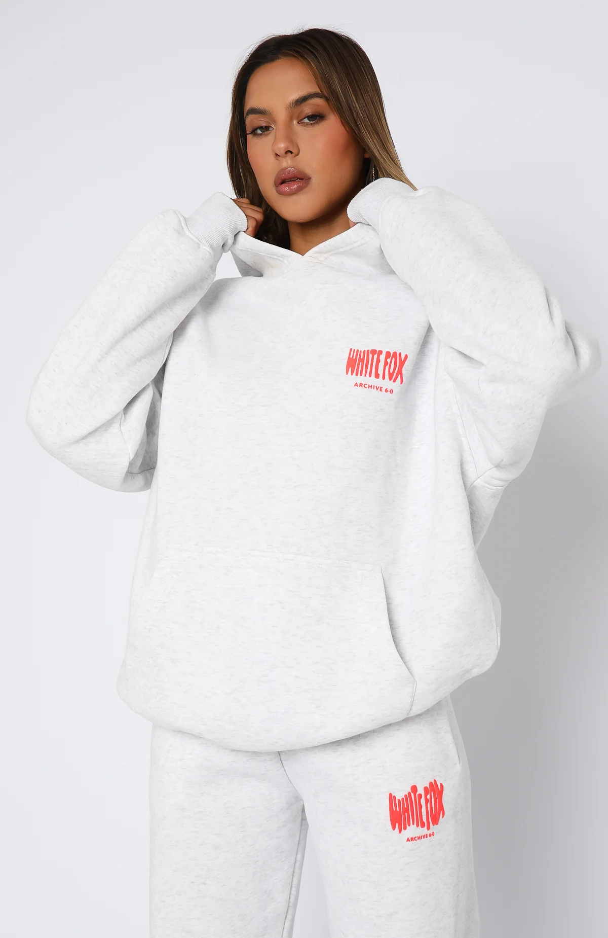 Archive 6.0 Oversized Hoodie Cloudburst - White Fox Boutique