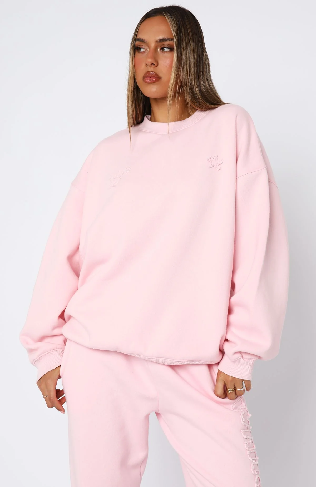 From The Archives Lexi Oversized Sweater Pink - White Fox Boutique