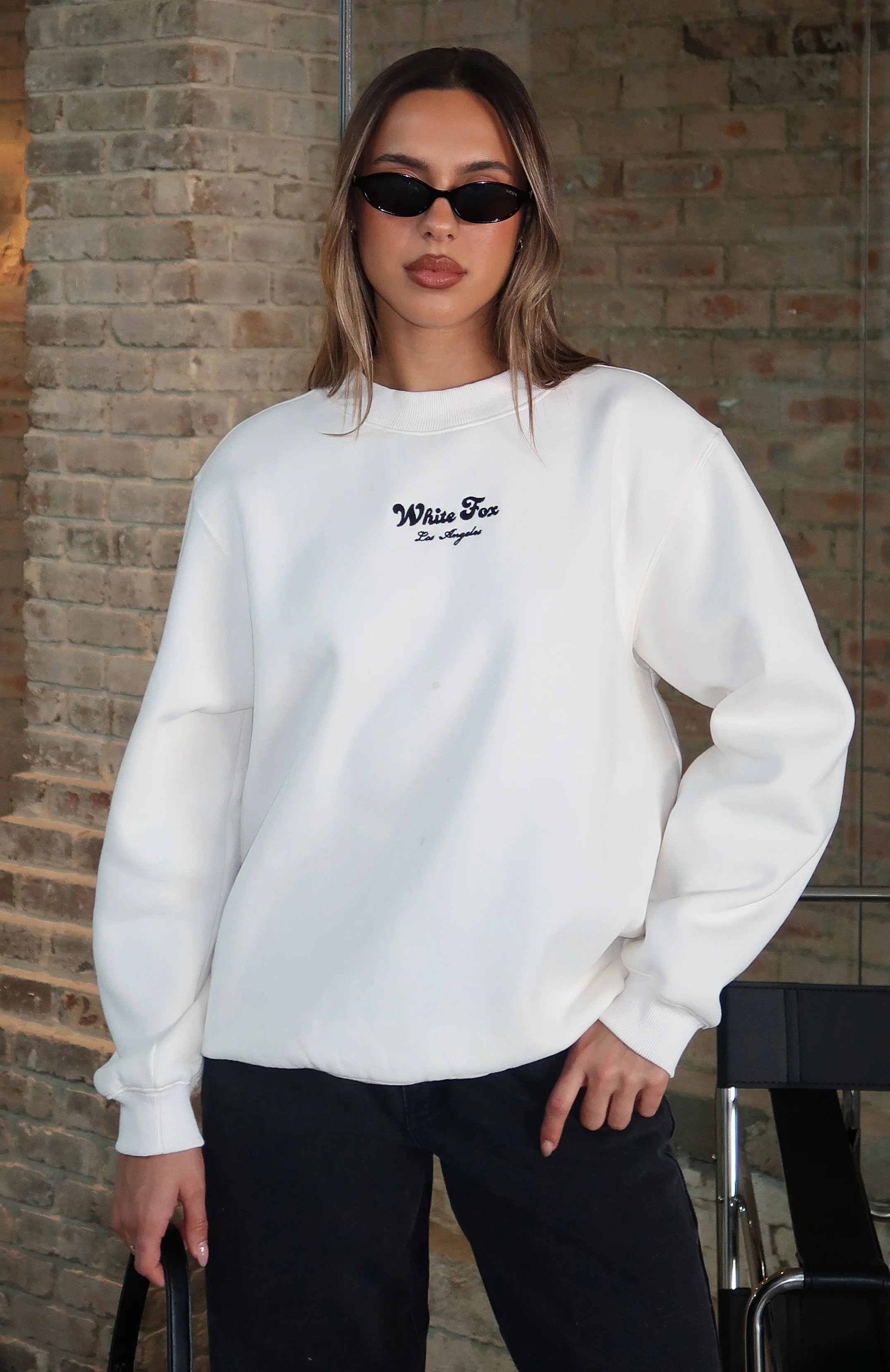 Through Thick And Thin Oversized Sweater Cream - White Fox Boutique