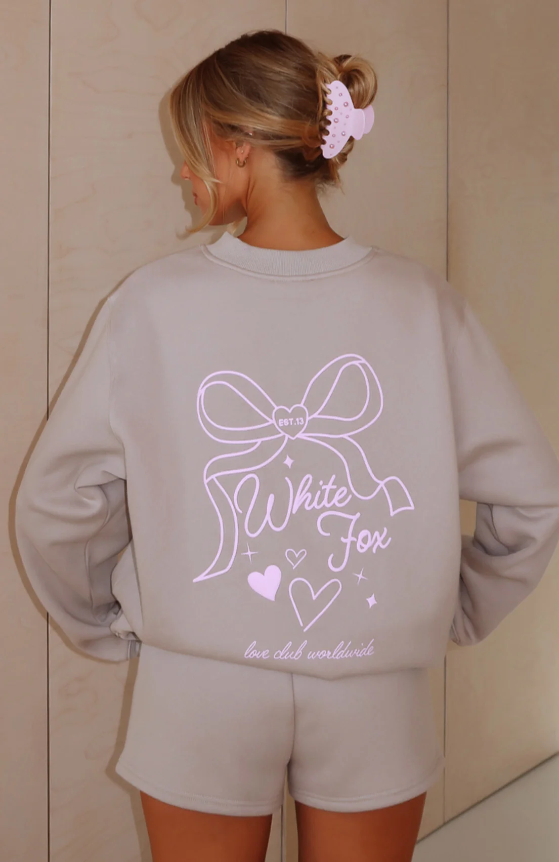Love You Forever Oversized Sweater Moon - White Fox Boutique