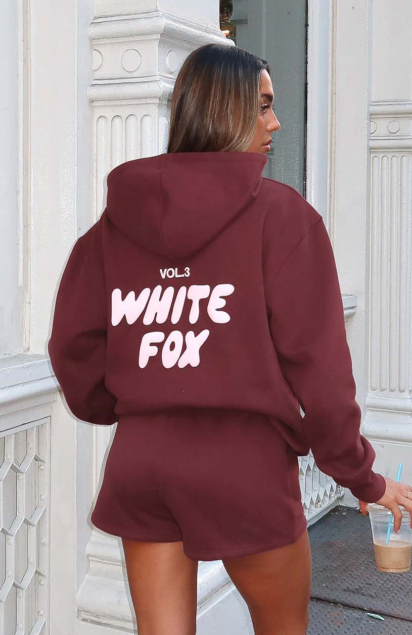 Offstage Hoodie Red Velvet - White Fox Boutique