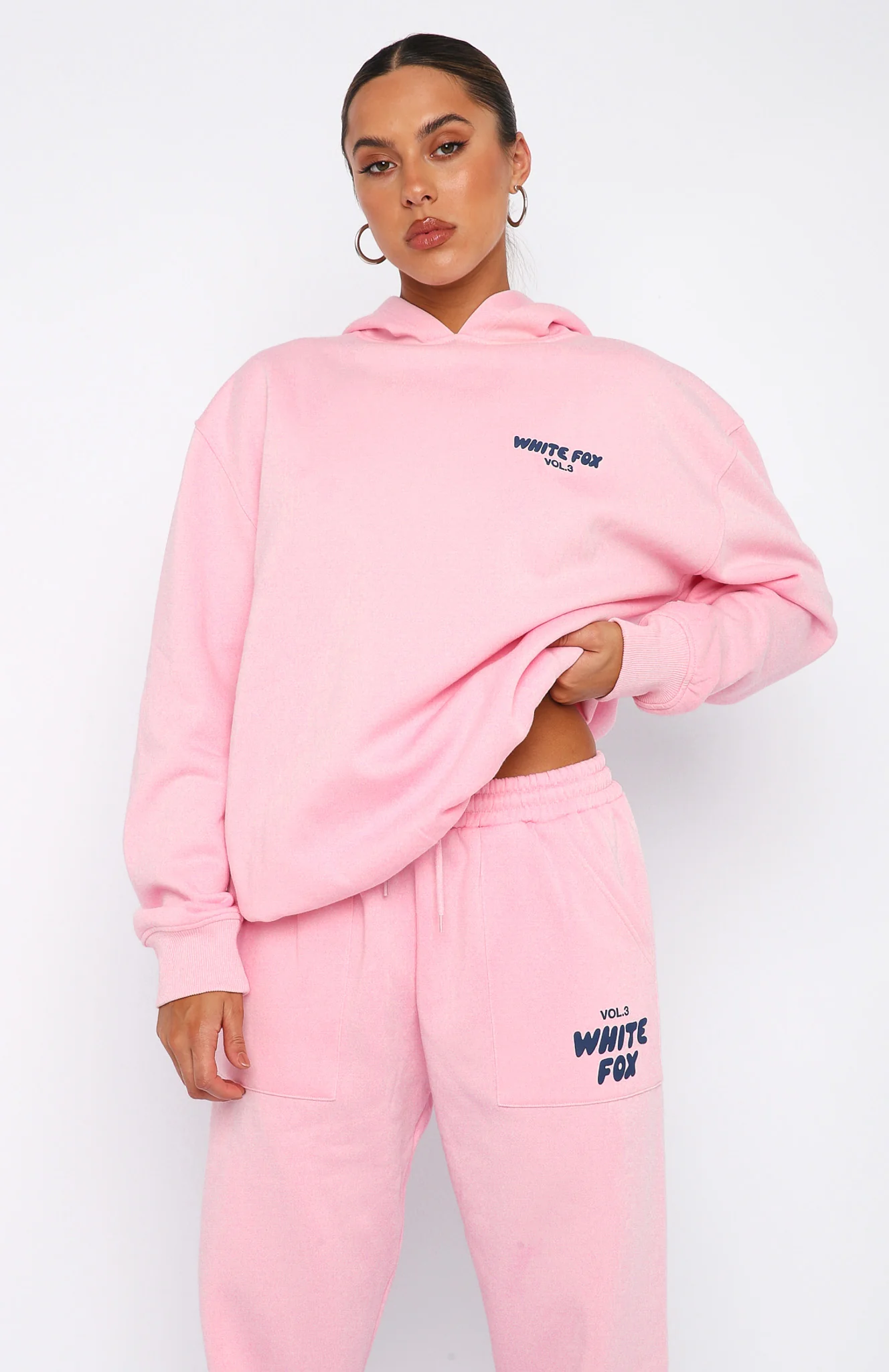 Offstage Hoodie Posy Pink - White Fox Boutique