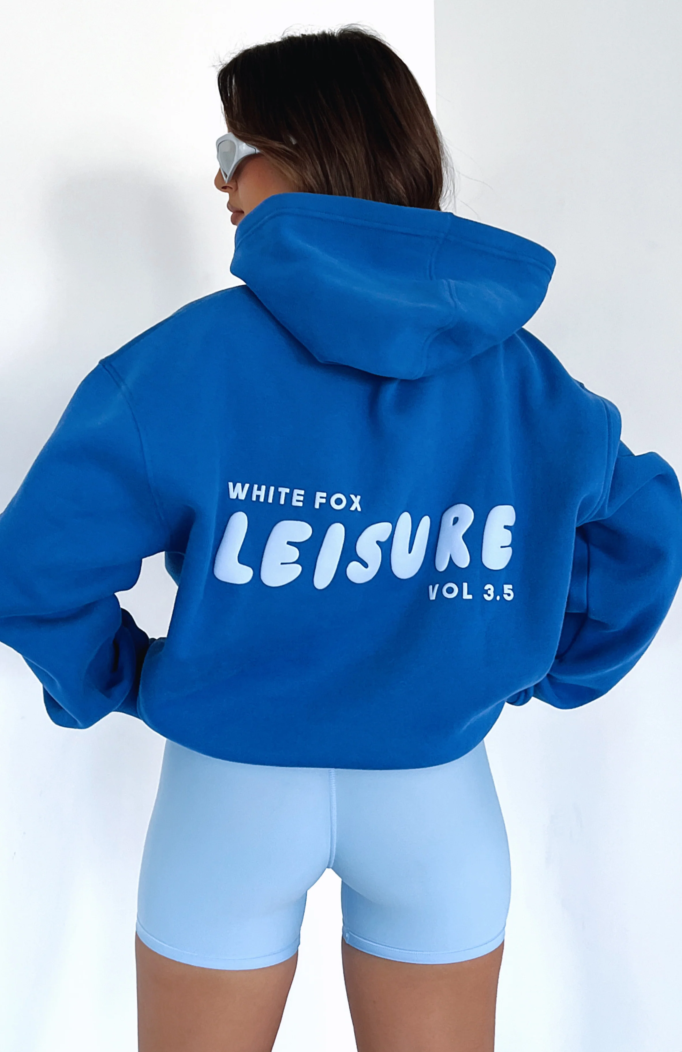 Leisure Series Oversized Hoodie Cobalt - White Fox Boutique