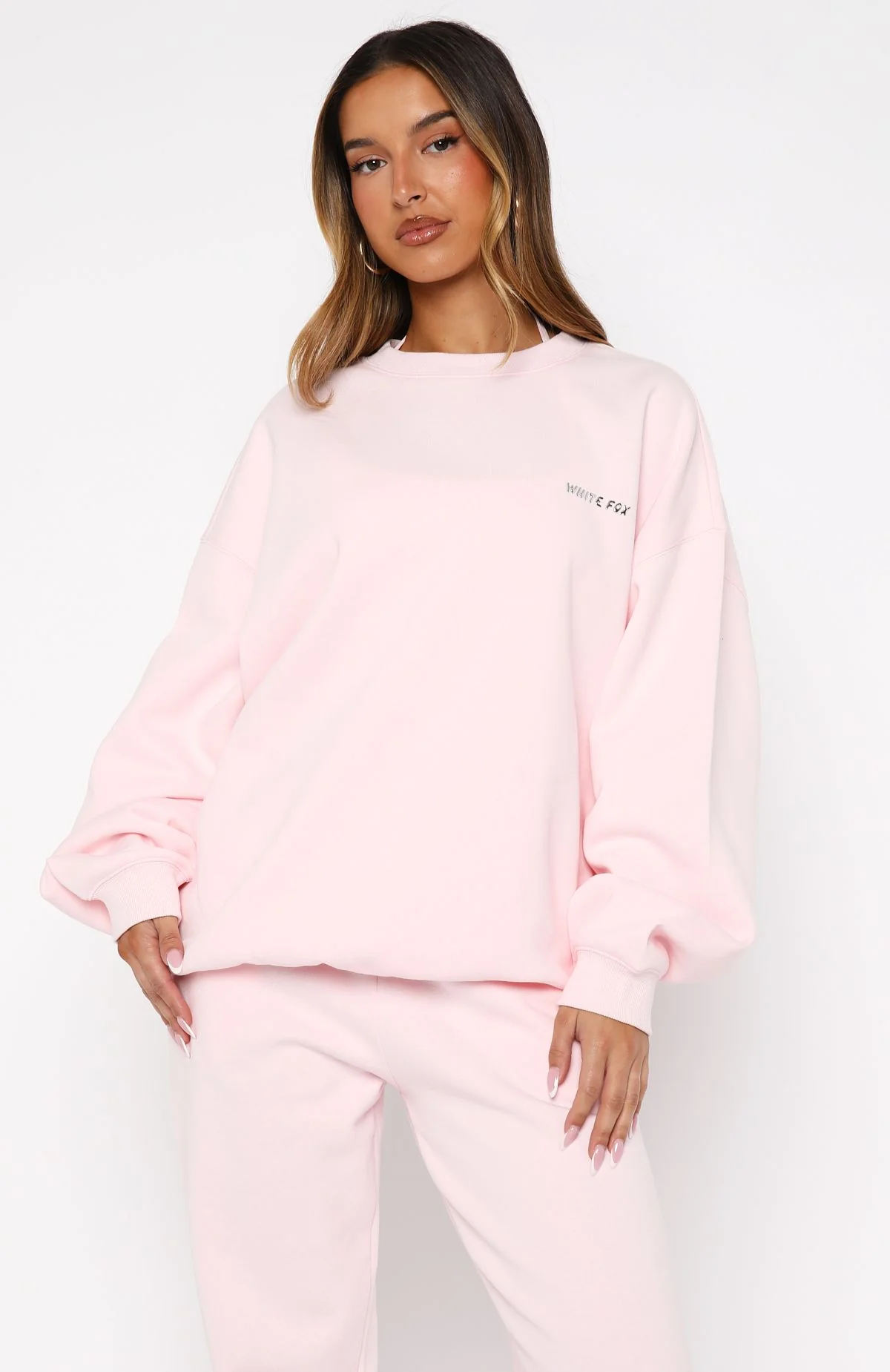 Test Drive Oversized Sweater Icy Pink - White Fox Boutique