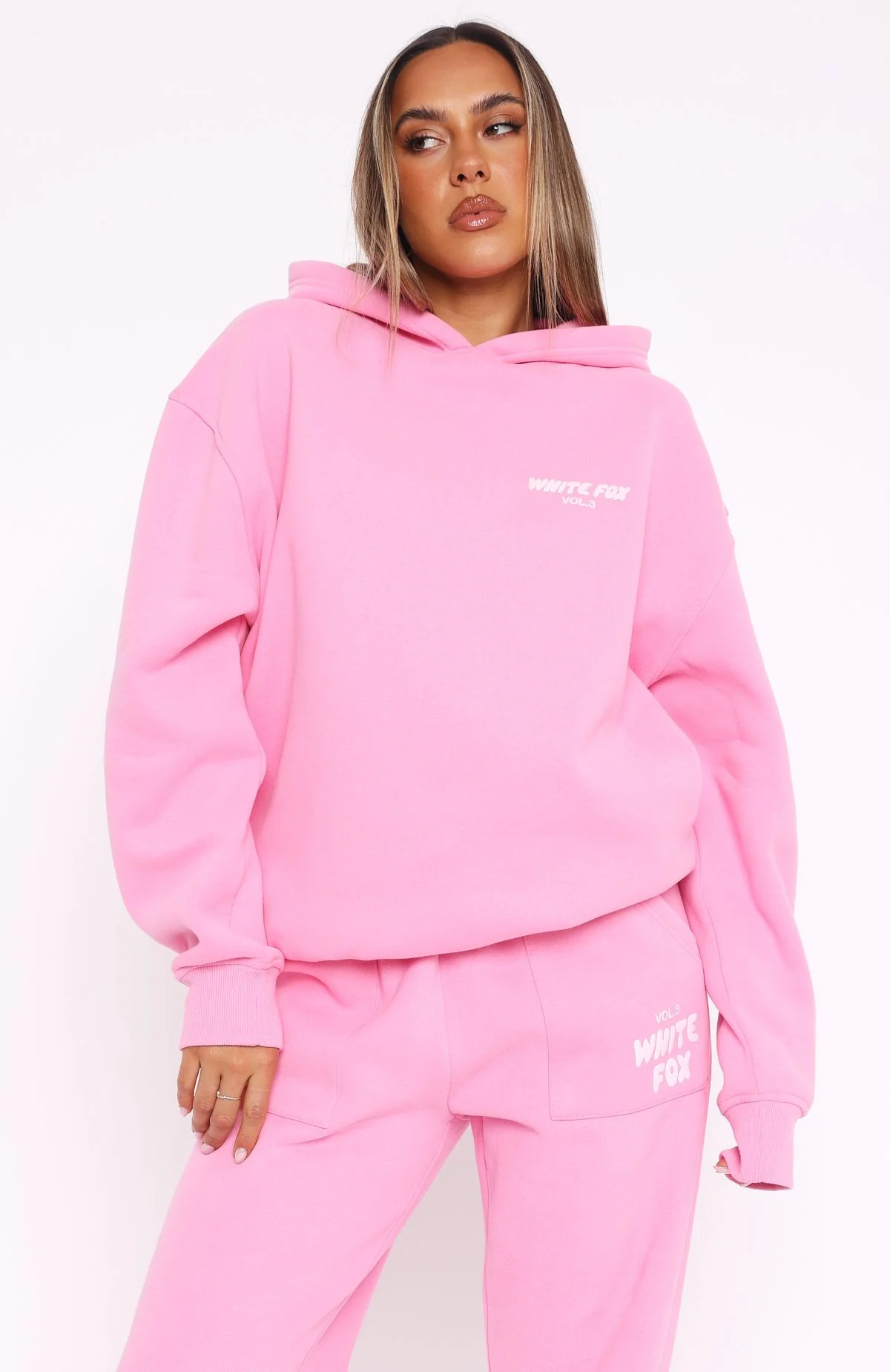 Offstage Hoodie Bubblegum - White Fox Boutique