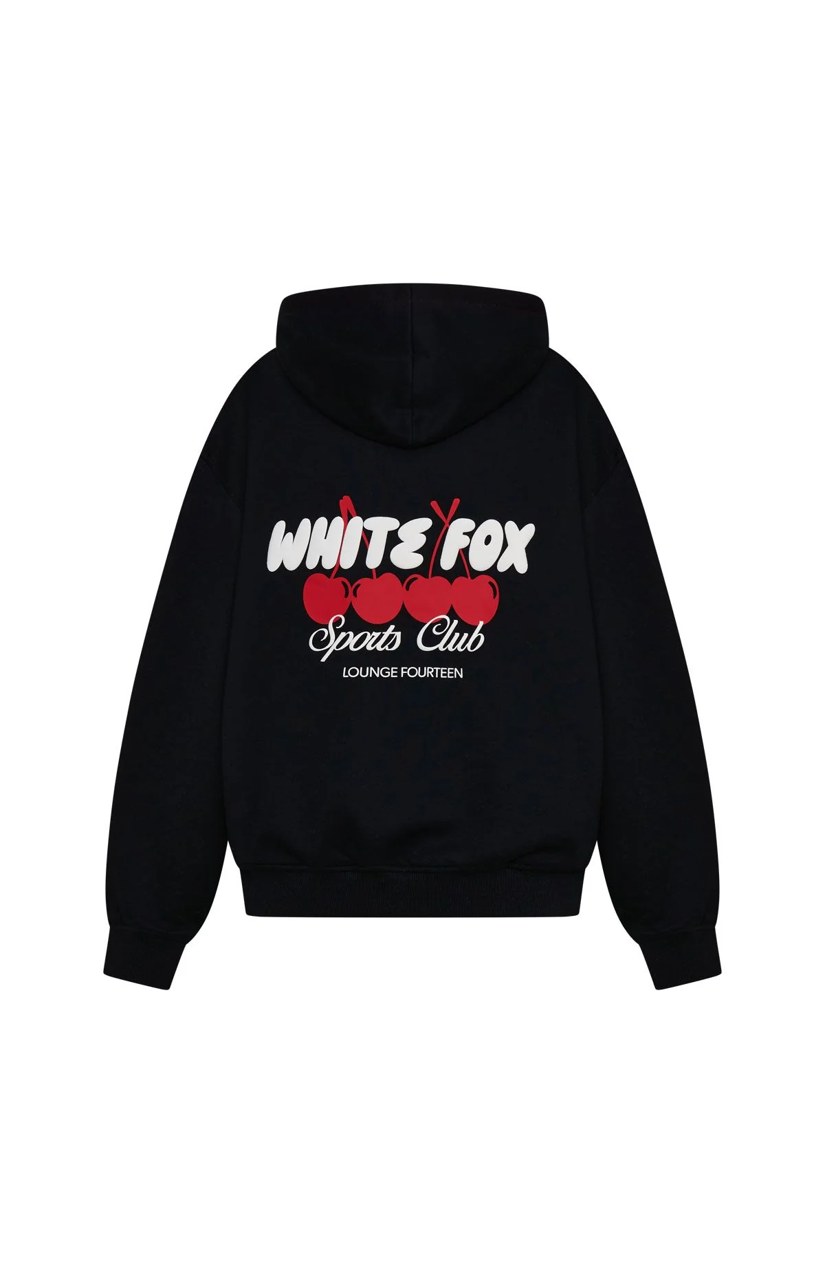Club 14 Cassie Boxy Hoodie Black - White Fox Boutique