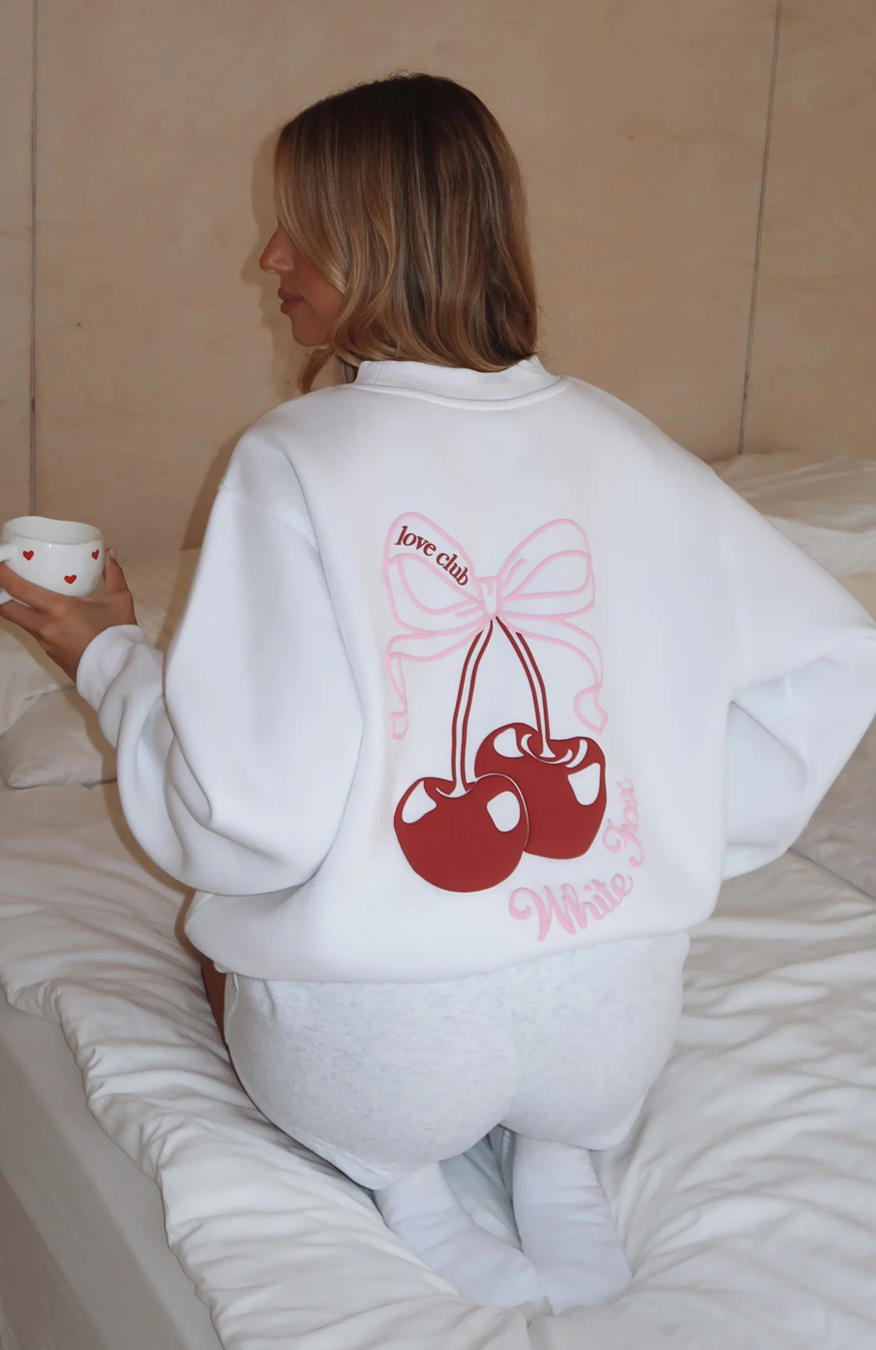 Fell So Hard Oversized Sweater White - White Fox Boutique