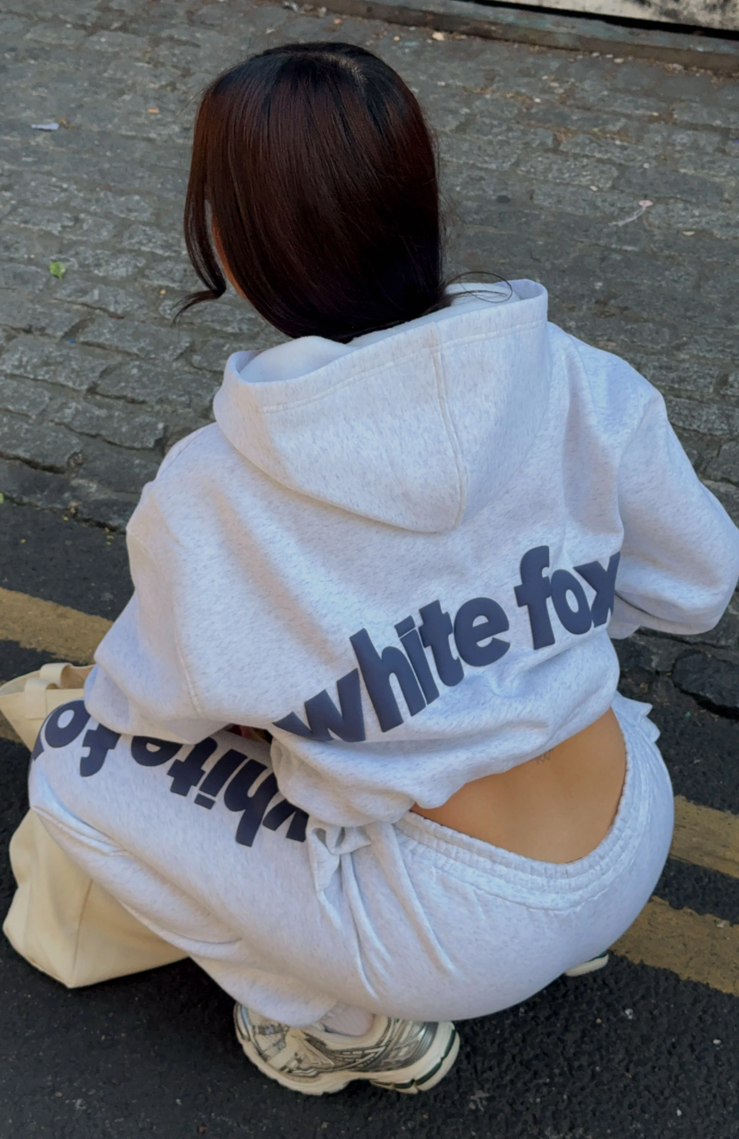 From The Archives Freya Oversized Hoodie Grey Marle - White Fox Boutique