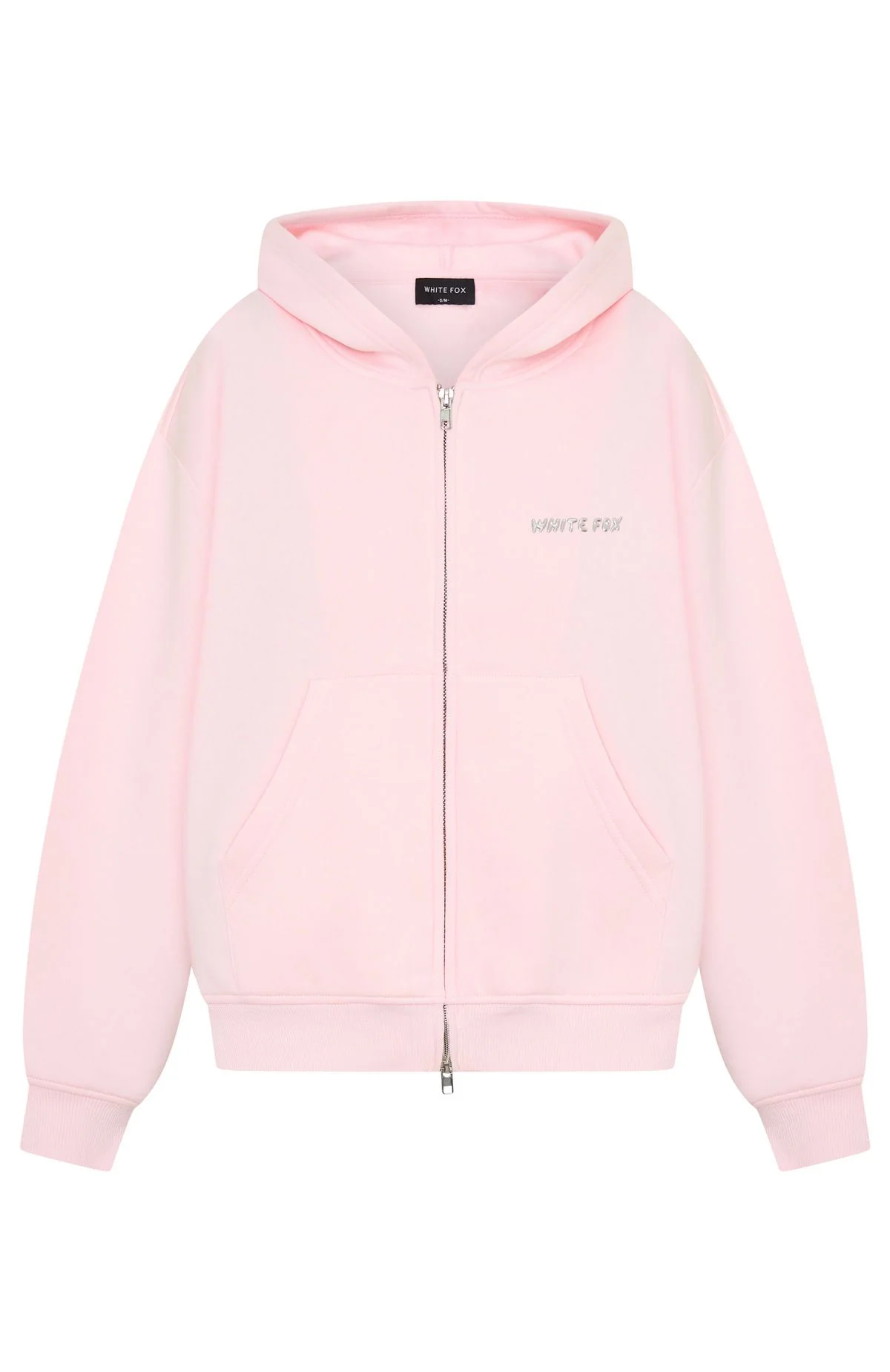 Test Drive Boxy Zip Front Hoodie Icy Pink - White Fox Boutique
