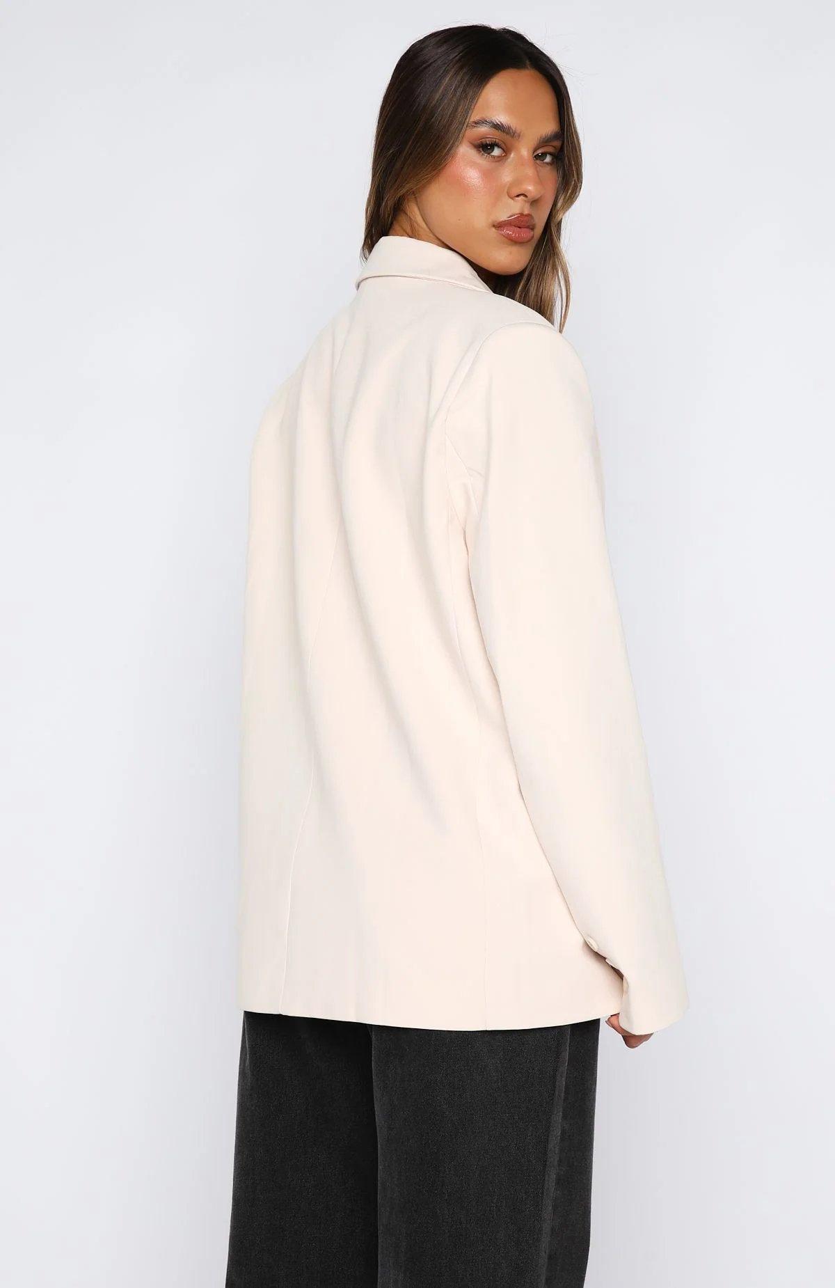 What's His Is Mine Blazer Bone - White Fox Boutique