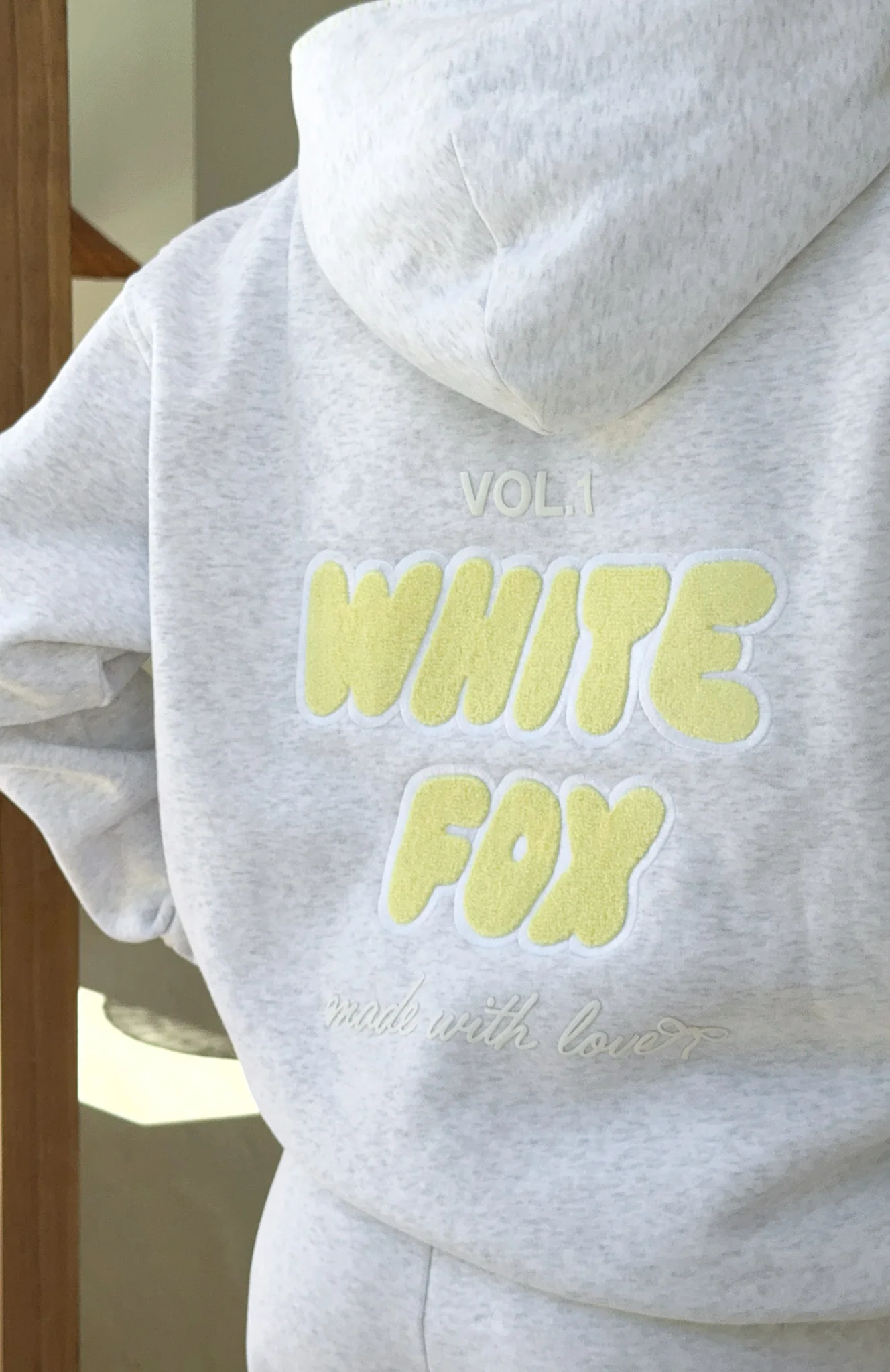 Vol. 1 Oversized Hoodie Grey Marle - White Fox Boutique