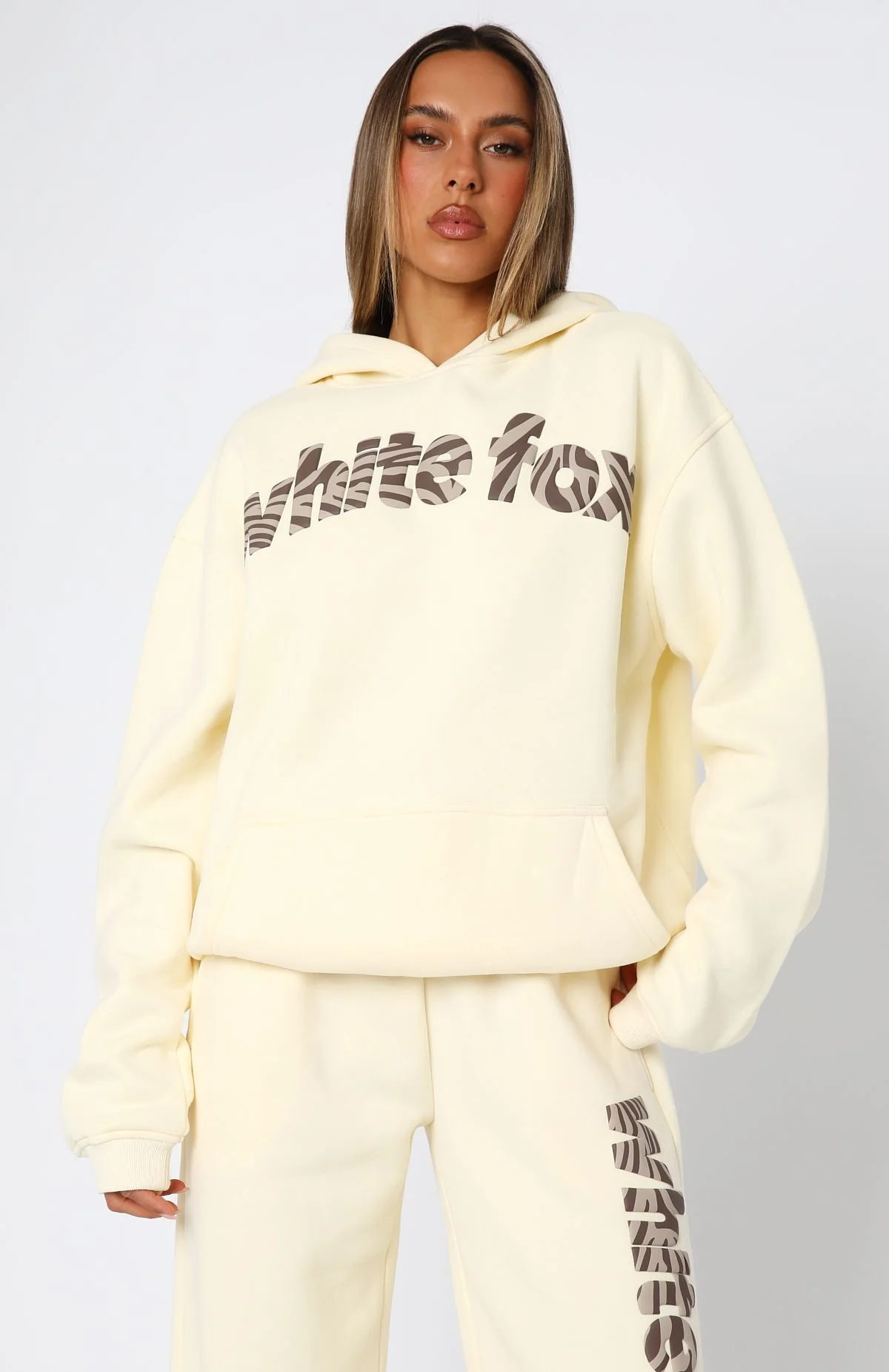From The Archives Maya Oversized Hoodie Lemon - White Fox Boutique