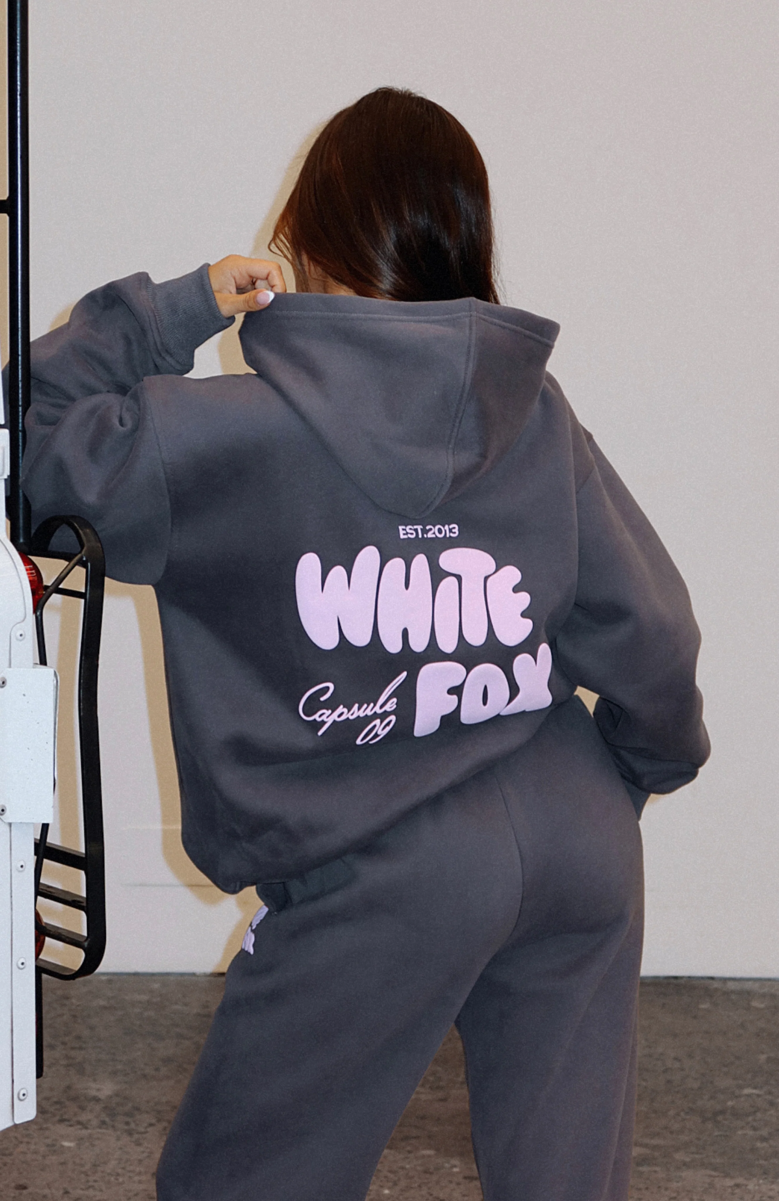 Capsule 9 Star Of The Moment Oversized Hoodie Volcanic - White Fox Boutique